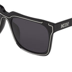 Kokon To Zai Sunglasses D-Frame Black and Grey