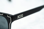 Kokon To Zai Sunglasses D-Frame Black and Grey