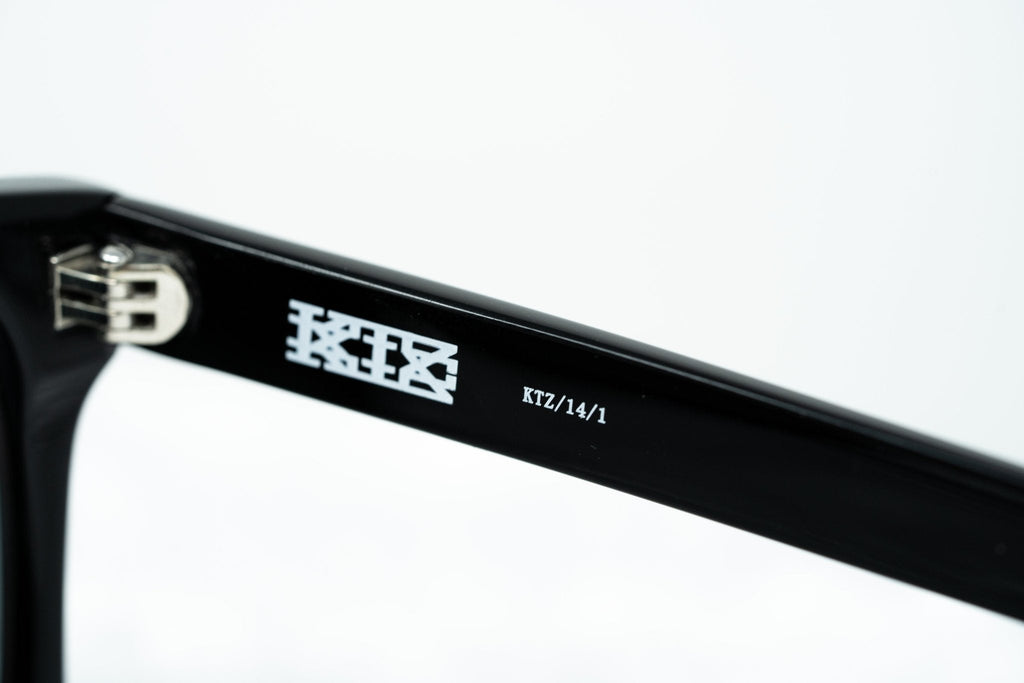Kokon To Zai Sunglasses D-Frame Black and Grey