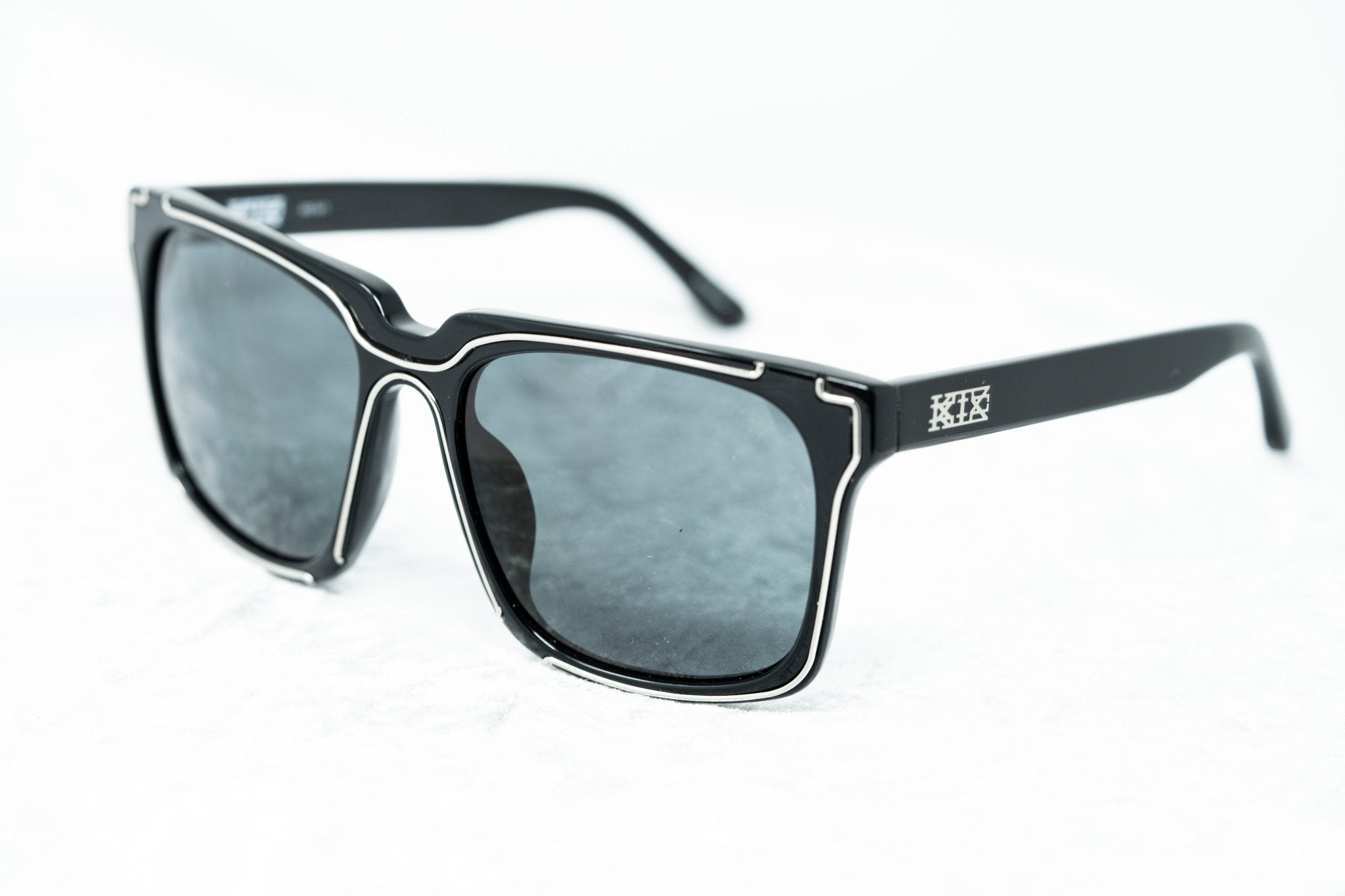 Kokon To Zai Sunglasses D-Frame Black and Grey