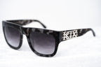Kokon To Zai Sunglasses D-Frame Black Tortoise Shell and Grey