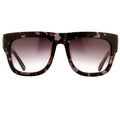 Kokon To Zai Sunglasses D-Frame Black Tortoise Shell and Grey