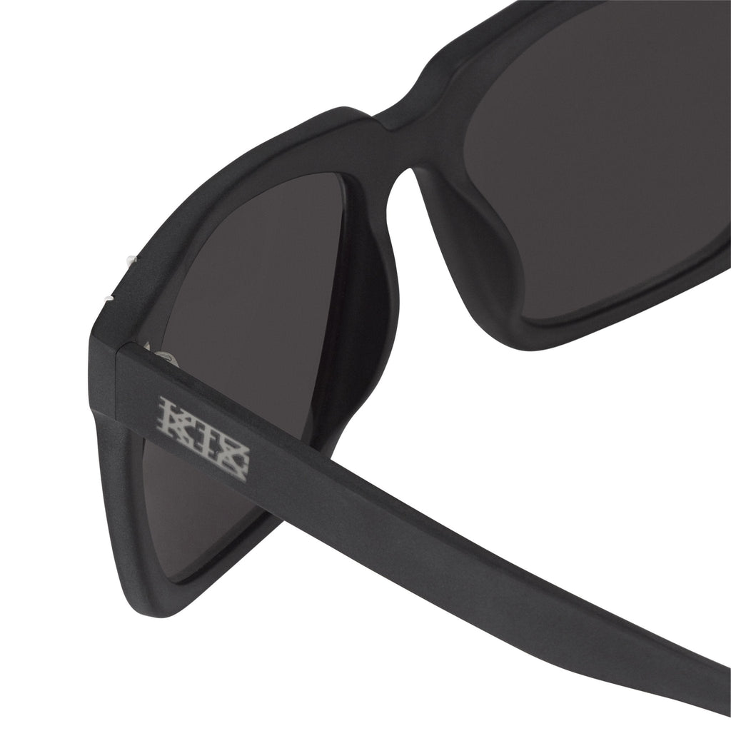Kokon To Zai Sunglasses D-Frame Black and Silver