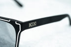 Kokon To Zai Sunglasses D-Frame Black and Silver
