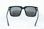 Kokon To Zai Sunglasses D-Frame Black and Silver