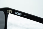 Kokon To Zai Sunglasses D-Frame Black and Silver