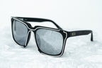 Kokon To Zai Sunglasses D-Frame Black and Silver