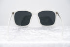 Kokon To Zai Sunglasses D-Frame White and Silver