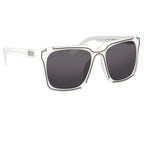 Kokon To Zai Sunglasses D-Frame White and Silver