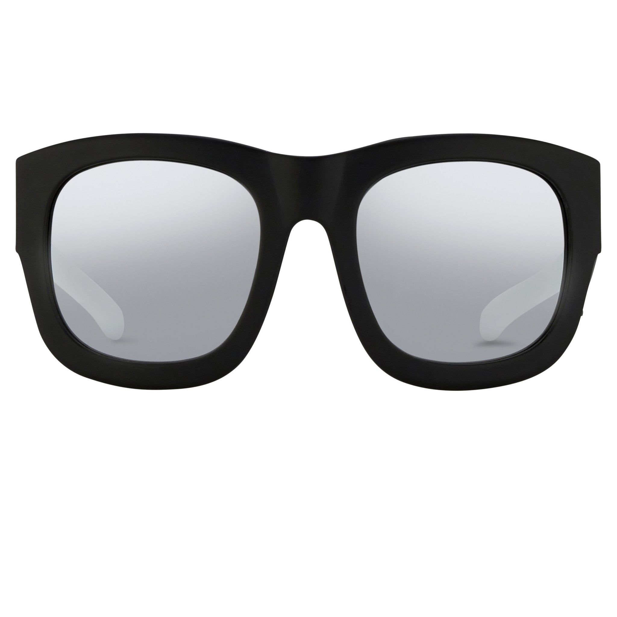 Kokon To Zai Sunglasses Oversized Matte Black and Silver