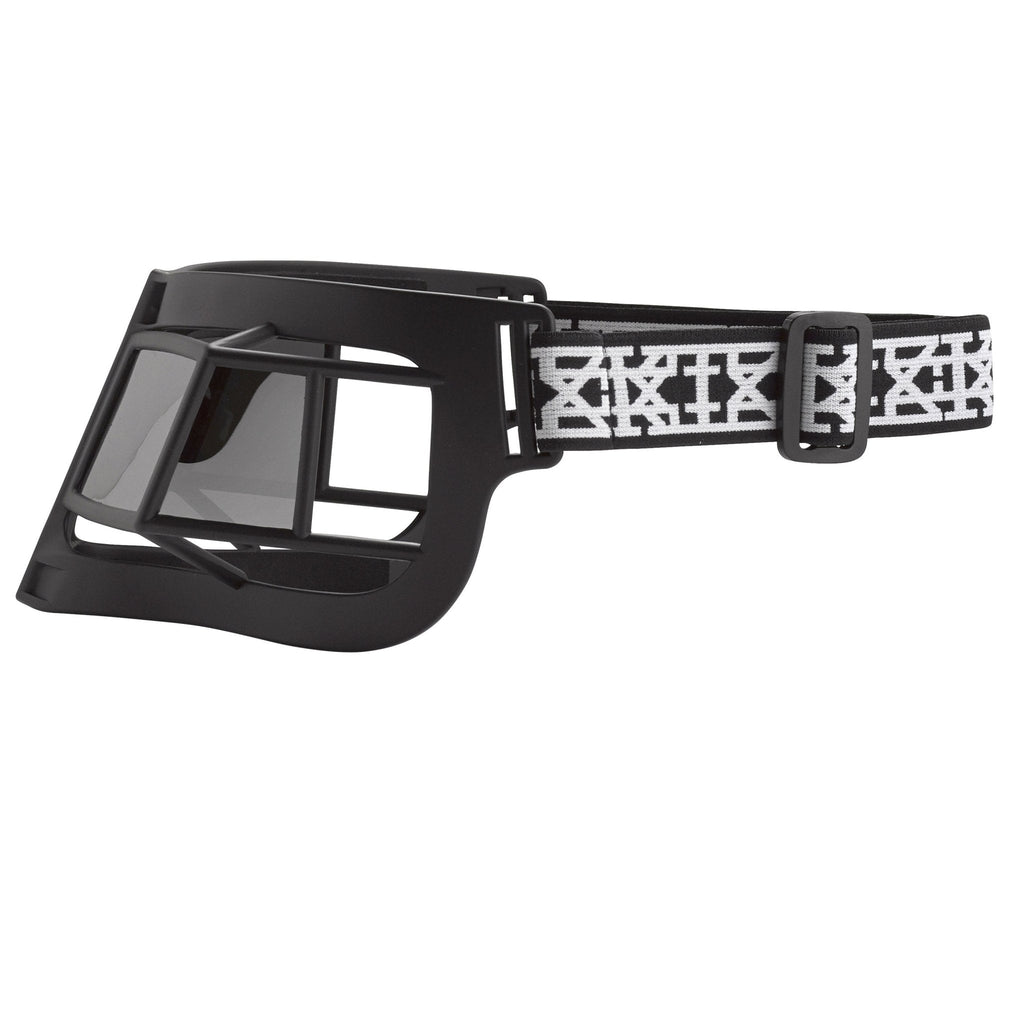 Kokon To Zai Sunglasses Shield Mask Matte Black and Silver