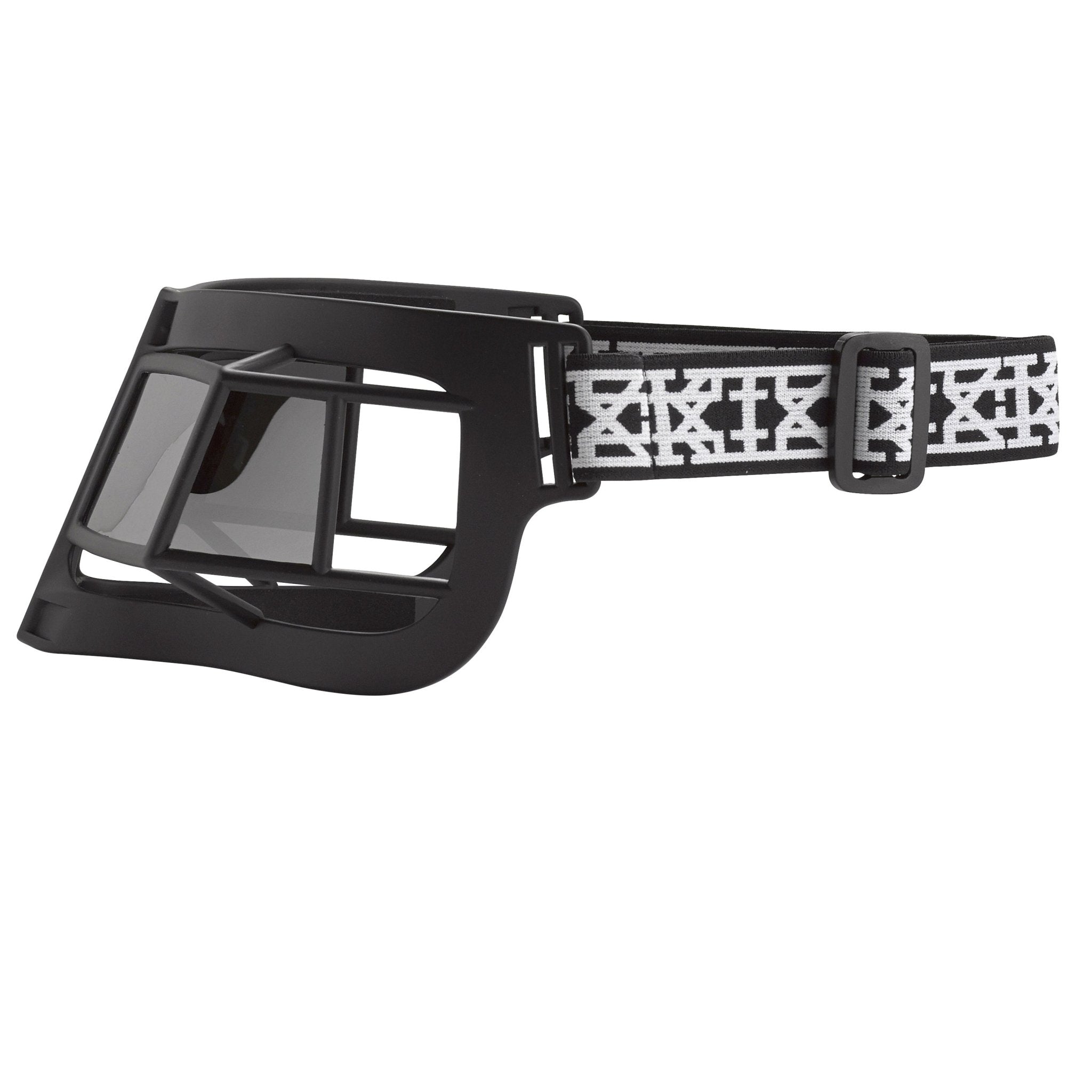 Kokon To Zai Sunglasses Shield Mask Matte Black and Silver