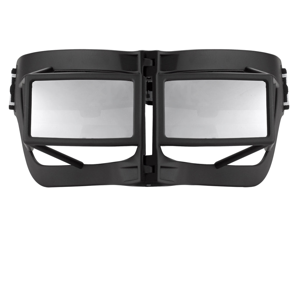 Kokon To Zai Sunglasses Shield Mask Matte Black and Silver