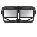 Kokon To Zai Sunglasses Shield Mask Matte Black and Silver