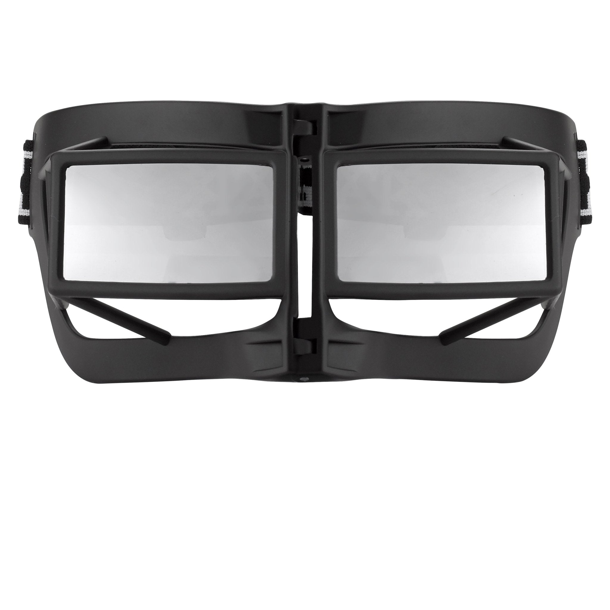 Kokon To Zai Sunglasses Shield Mask Matte Black and Silver