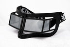 Kokon To Zai Sunglasses Shield Mask Matte Black and Silver
