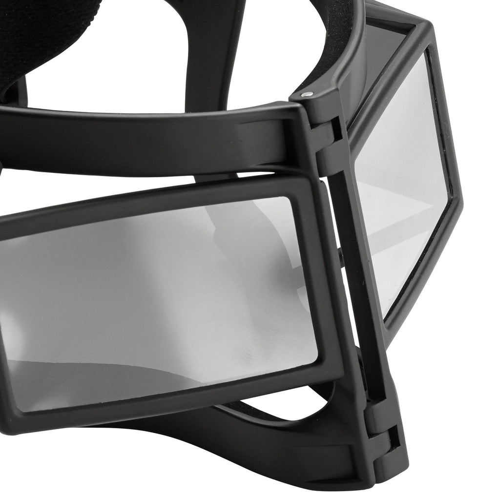 Kokon To Zai Sunglasses Shield Mask Matte Black and Silver