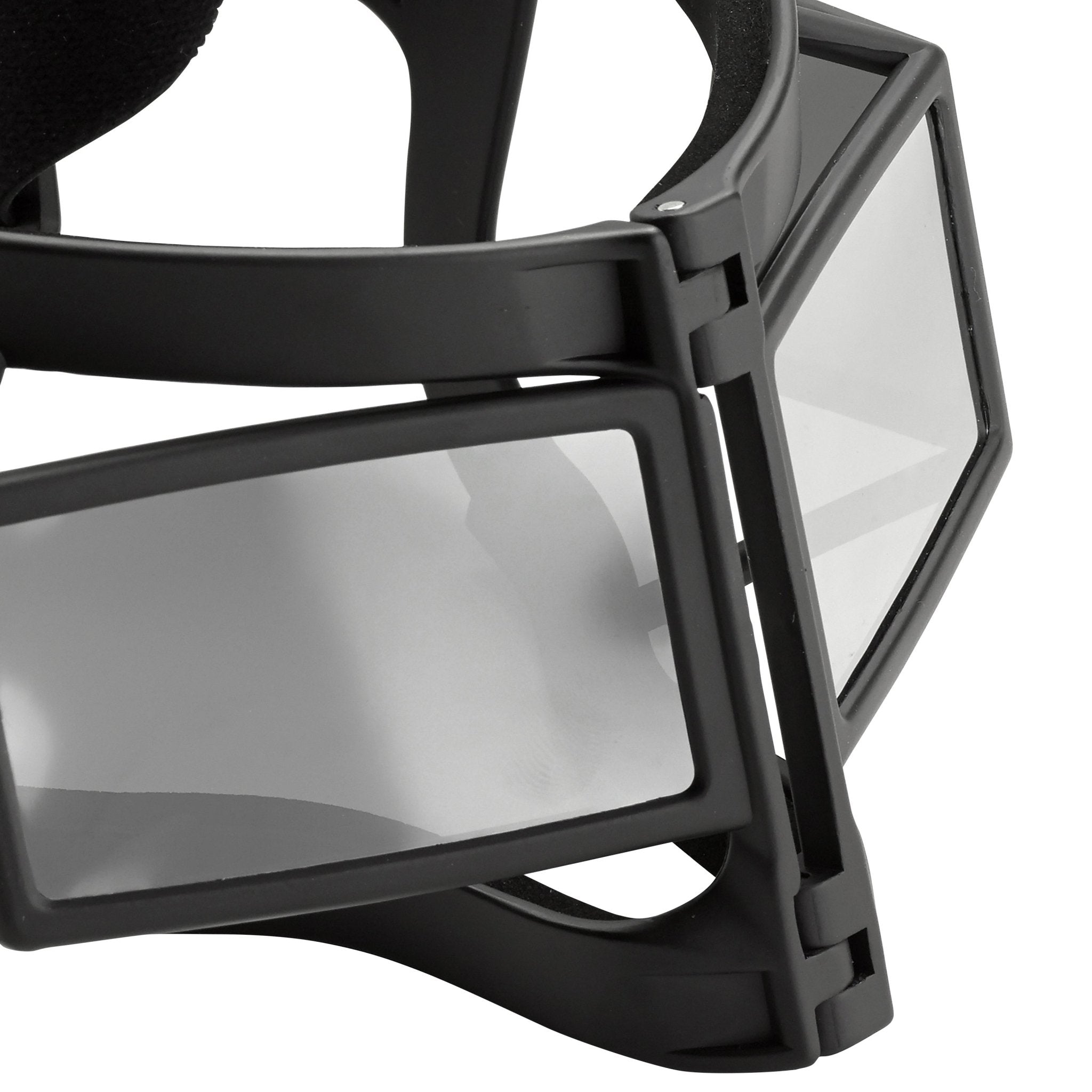 Kokon To Zai Sunglasses Shield Mask Matte Black and Silver
