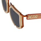 Kokon To Zai Sunglasses Special Beige Orange and Dark Grey