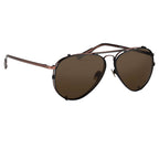 Kris Van Assche Sunglasses Bronze and Brown
