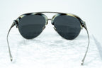 Kris Van Assche Men's Sunglasses Silver and Blue