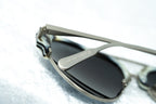 Kris Van Assche Men's Sunglasses Silver and Blue