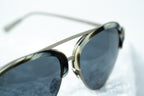 Kris Van Assche Men's Sunglasses Silver and Blue