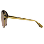 Kris Van Assche Sunglasses Bronze and Red Revo