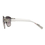 Kris Van Assche Sunglasses D-Frame Iridescent Silver and Purple