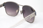Kris Van Assche Sunglasses D-Frame Iridescent Silver and Purple