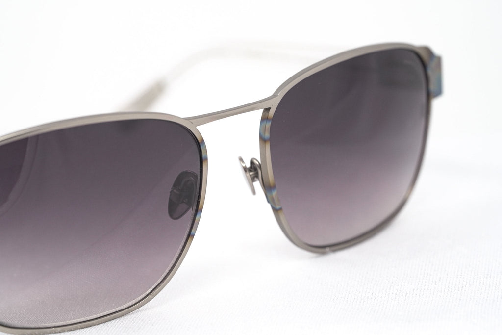 Kris Van Assche Sunglasses D-Frame Iridescent Silver and Purple