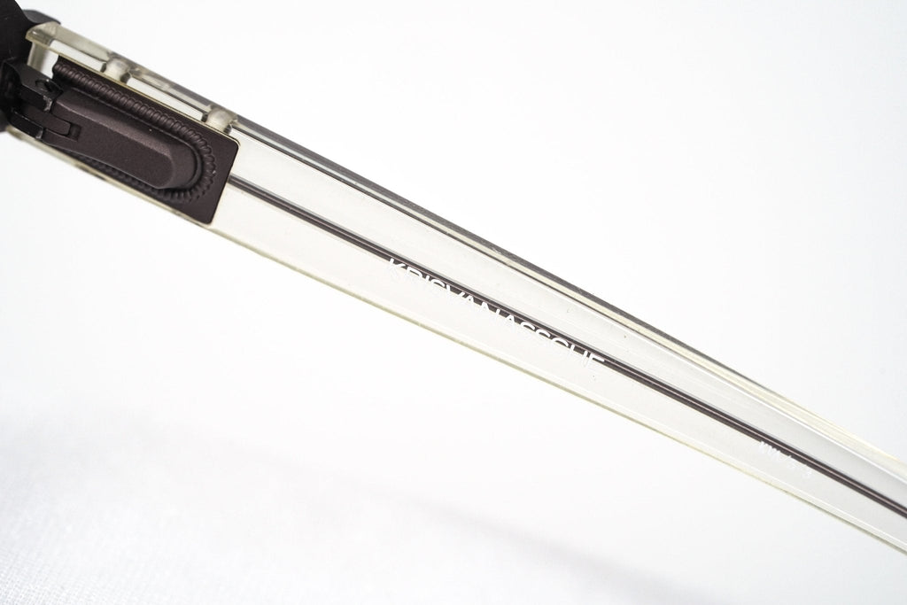 Kris Van Assche Sunglasses D-Frame Matt Brown and Grey