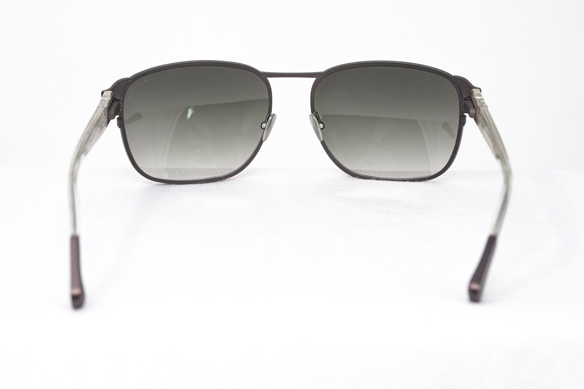 Kris Van Assche Sunglasses D-Frame Matt Brown and Grey