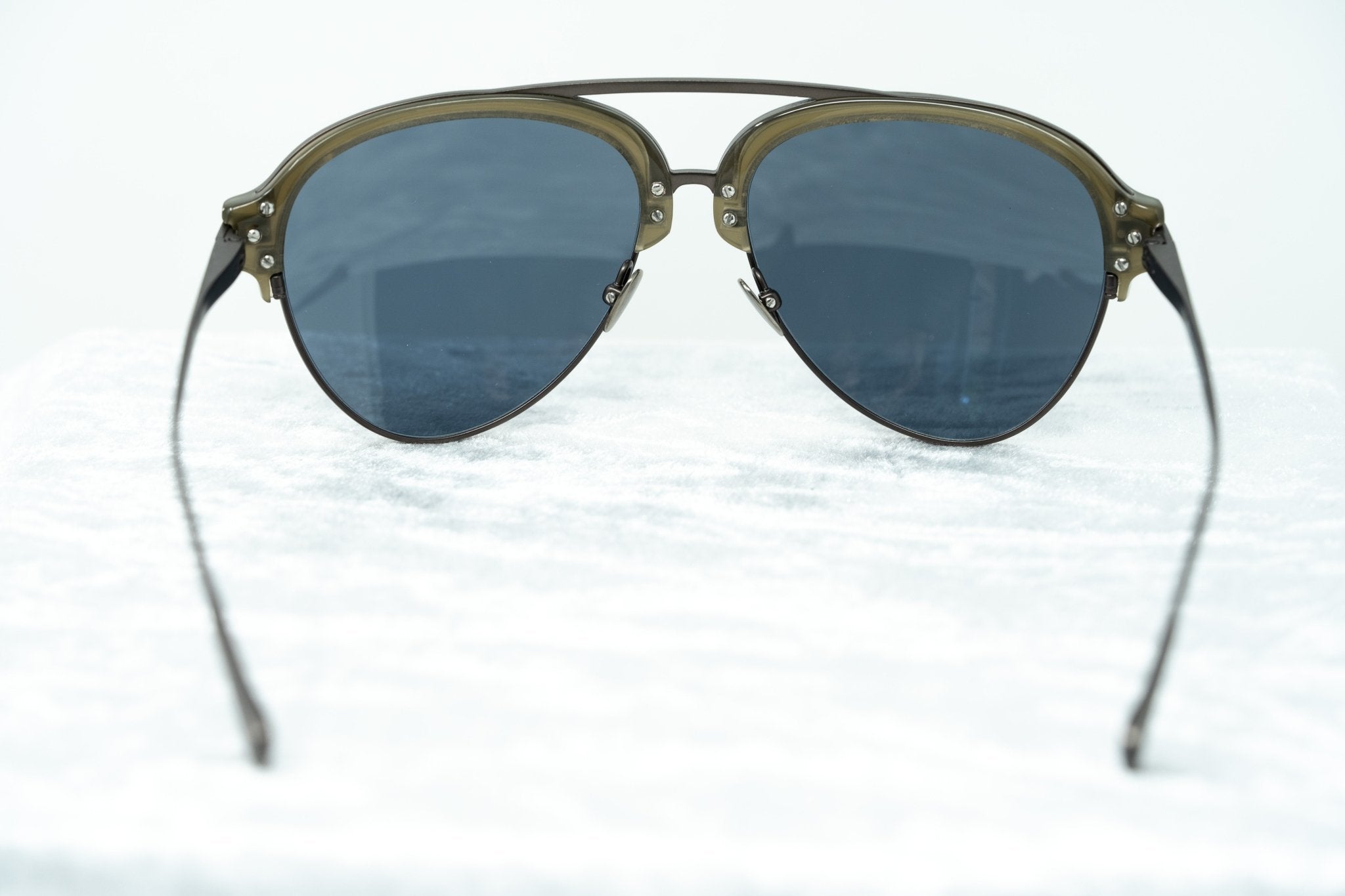 Kris Van Assche Sunglasses Grey and Gold