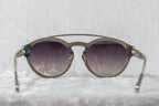 Kris Van Assche Sunglasses Round Burnt Silver and Grey