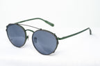 Kris Van Assche Sunglasses Round Green and Gunmetal Grey