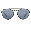 Kris Van Assche Sunglasses Round Green and Gunmetal Grey