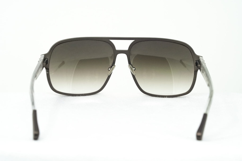 Kris Van Assche Sunglasses Rectangular Brown and Grey