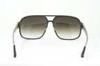 Kris Van Assche Sunglasses Rectangular Brown and Grey