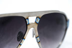 Kris Van Assche Sunglasses Silver and Purple