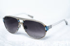 Kris Van Assche Sunglasses Silver and Purple