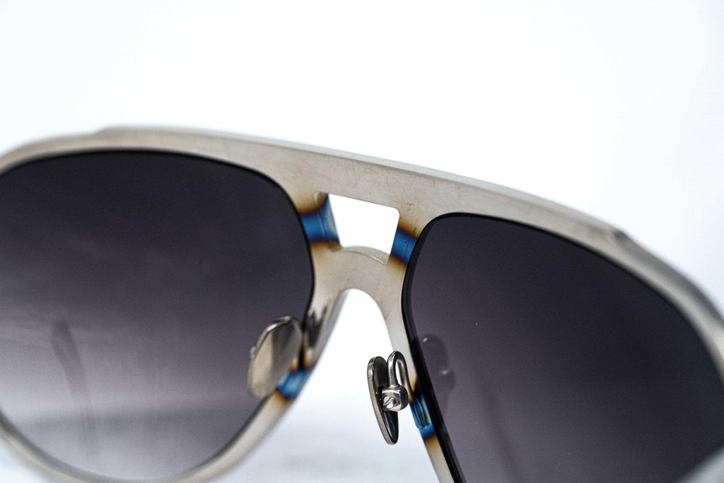 Kris Van Assche Sunglasses Silver and Purple