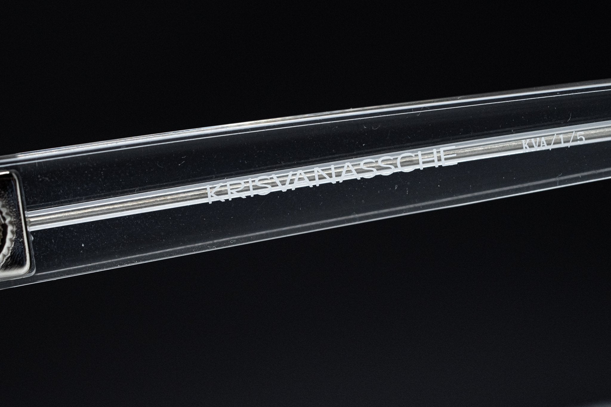 Kris Van Assche Sunglasses Silver and Purple