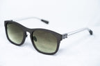 Kris Van Assche Sunglasses D-Frame Matte Brown and Green