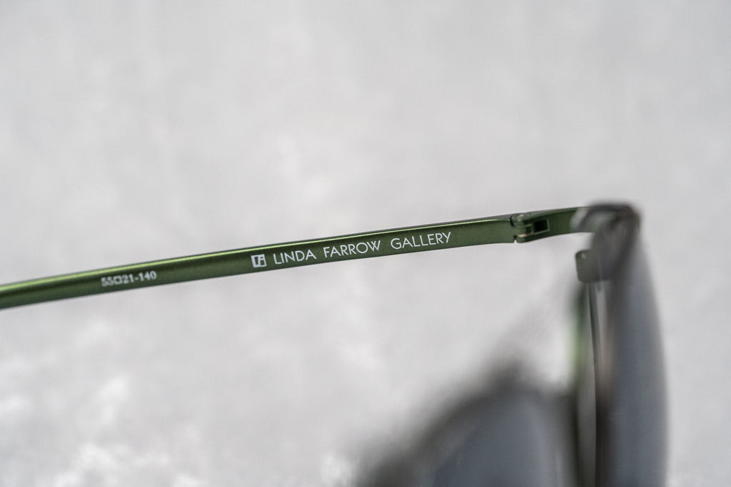 Kris Van Assche Sunglasses Round Green and Flash