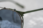 Kris Van Assche Sunglasses Round Green and Flash