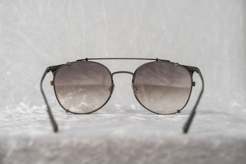 Kris Van Assche Sunglasses Round Bronze and Grey