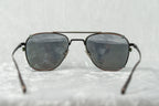 Kris Van Assche Sunglasses Rectangular Matte Bronze and Green