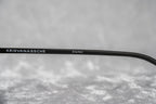 Kris Van Assche Sunglasses Rectangular Matte Black and Blue
