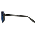 Kris Van Assche Sunglasses Rectangular Matte Black and Blue